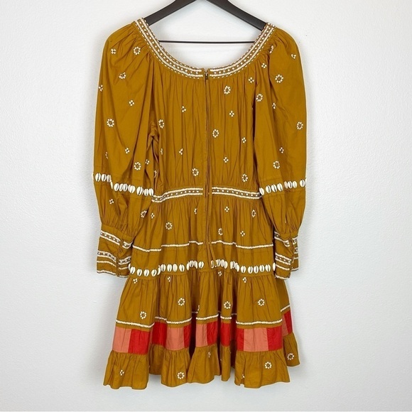 Ulla Johnson Adama Dress in Ochre FLAWED - Picture 7 of 9